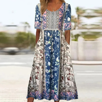 Hadley | Women's Casual Printed Midi Dress