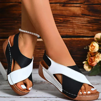 Elisa | Women's Elegant Platform Slip-On Sandals
