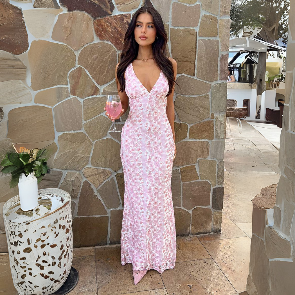 Avelisse | Women’s Floral Wedding Guest Maxi Dress