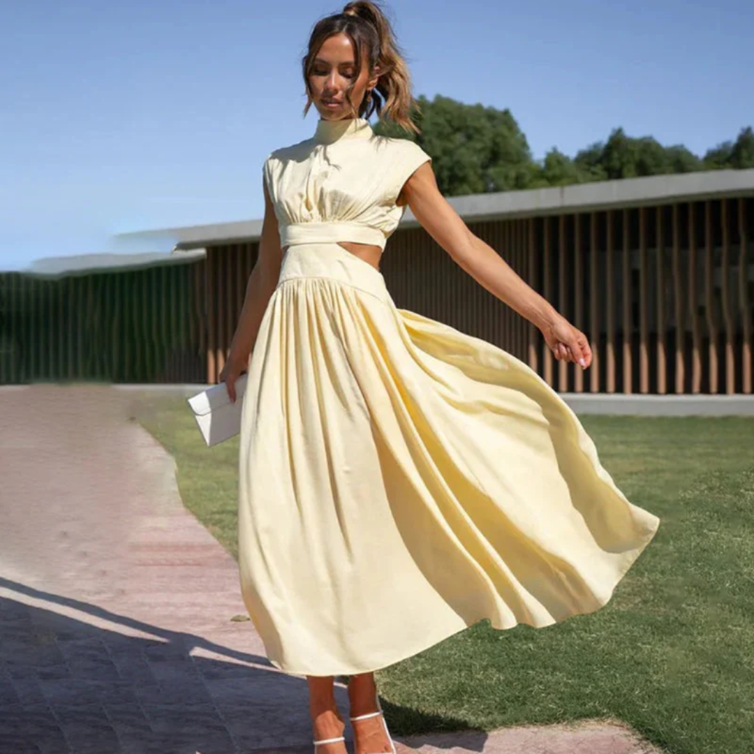 Lillian | Women's Summer Waist Cut Wedding Guest Dress