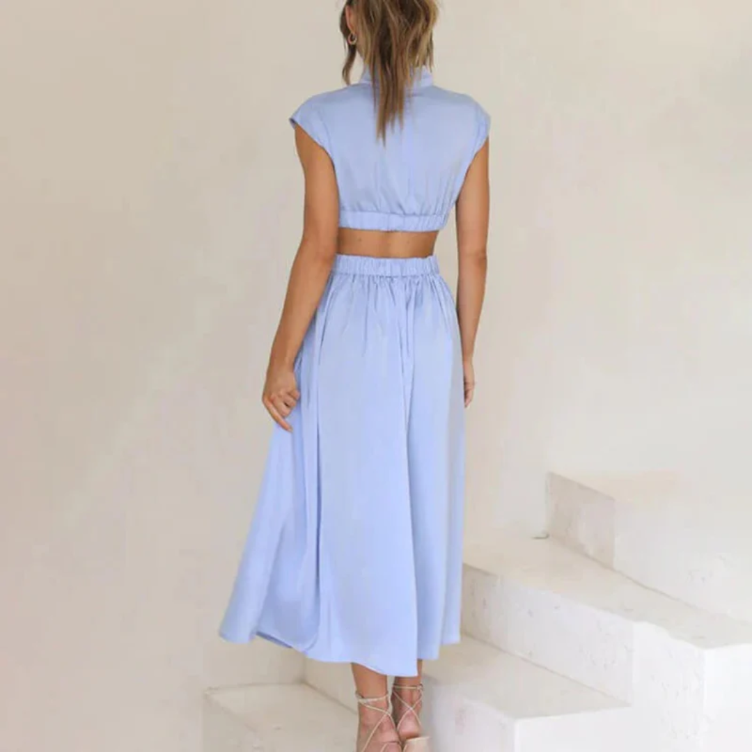 Lillian | Women's Summer Waist Cut Wedding Guest Dress