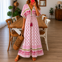 Isla | Women's Boho Summer Dress With Sleeves