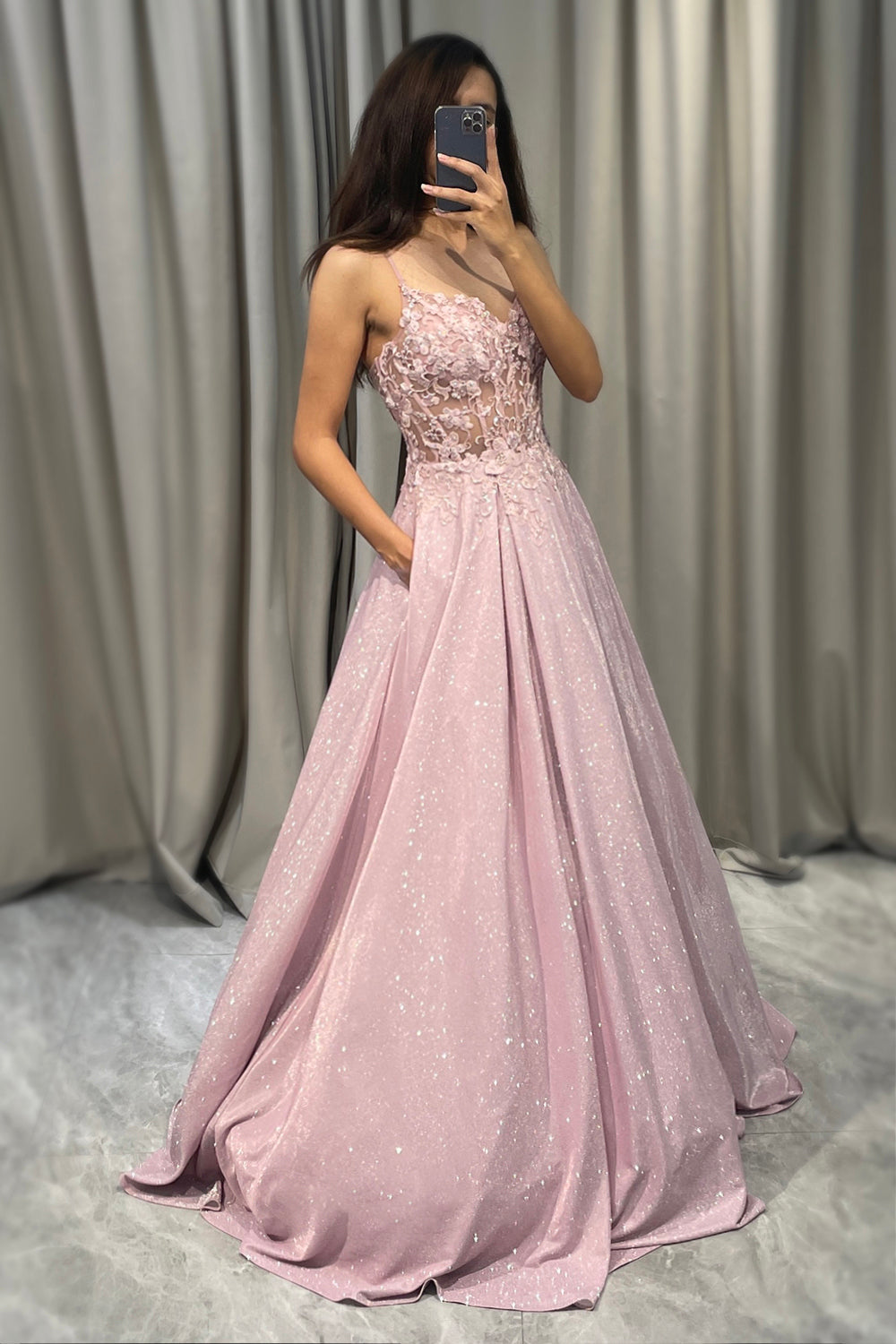 Goldie | Women’s Formal Wedding Guest Dress with Floral Embroidery