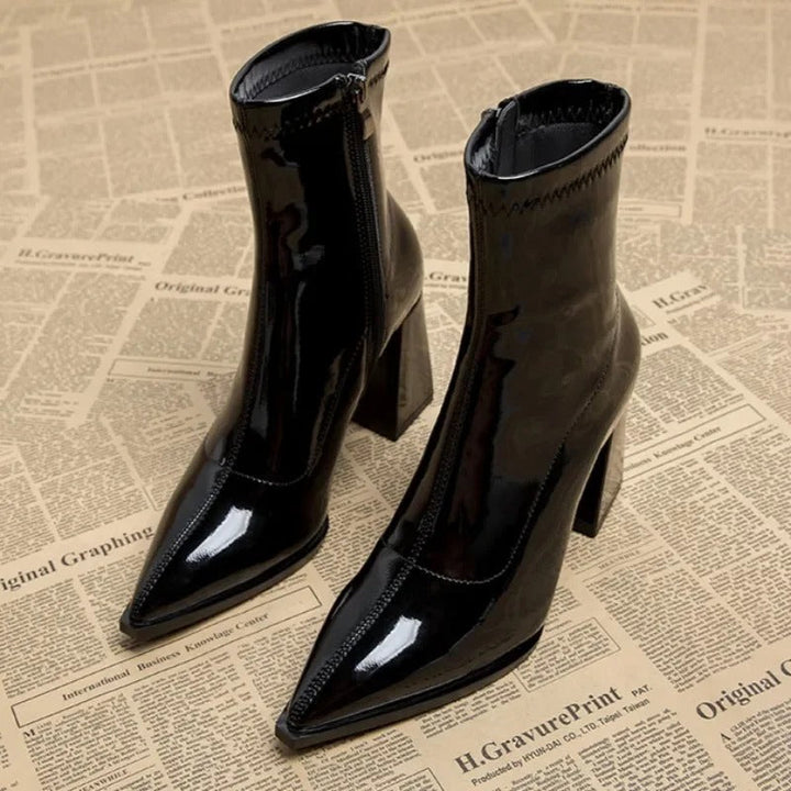 Helena | Women’s Minimal Pointed Ankle Boots